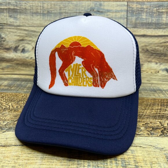 Tyler Childers Mens Trucker Hat Navy Snapback Country Bluegrass Baseball Cap - Picture 2 of 8